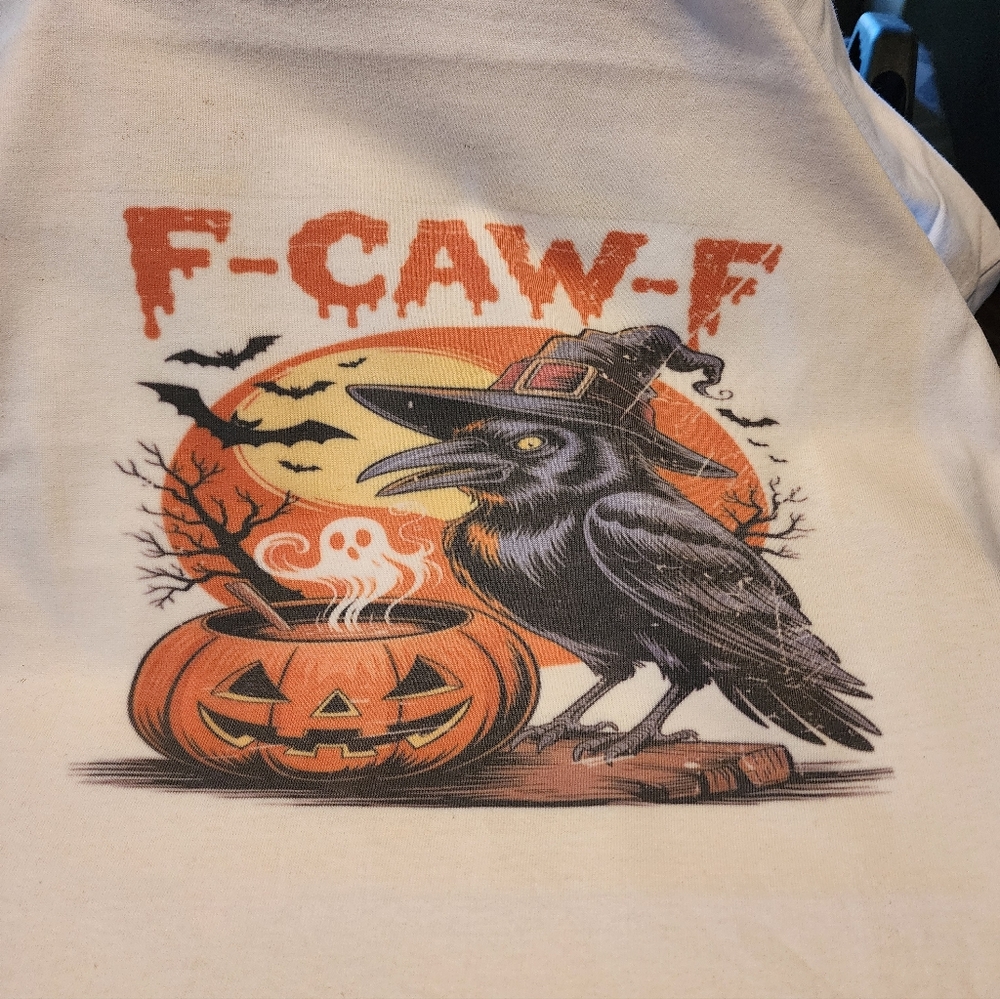Halloween Crow Graphic Tee